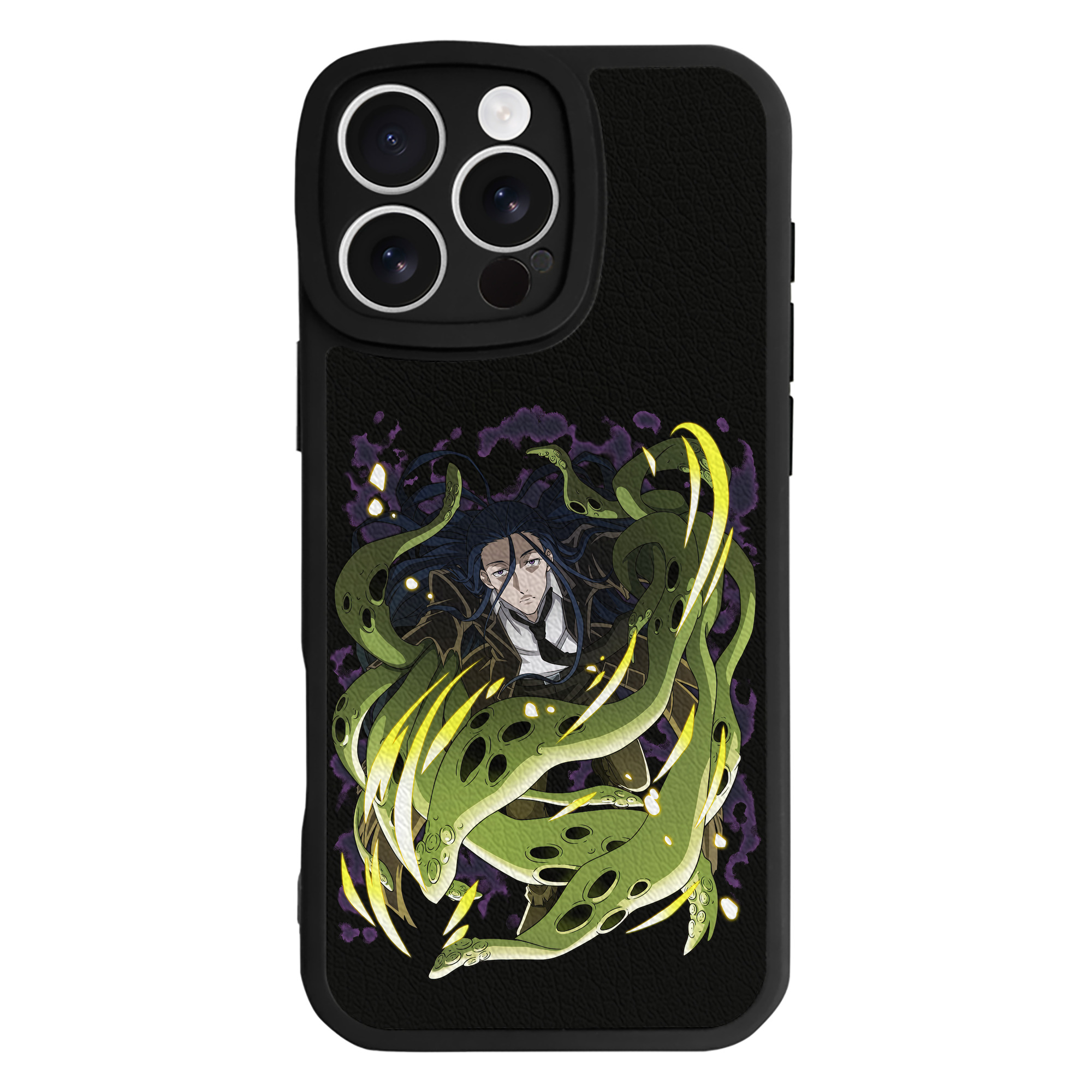 （画像用） 文豪ストレイドッグス Bungo Stray Dogs 【iPhone 16シリーズ対応】シリコンスマホケース（レザー調） 材質：シリコン